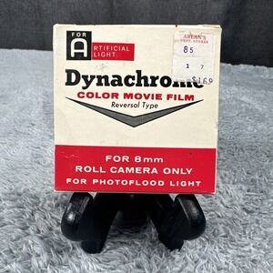 VTG Dynachrome Double 8MM Roll Camera Film For A Photoflood Light 1968 25' Roll